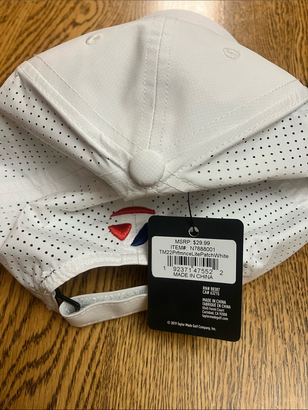 TaylorMade Navy Script Hat & White Patch Hat - NWT - Picture 2 of 5